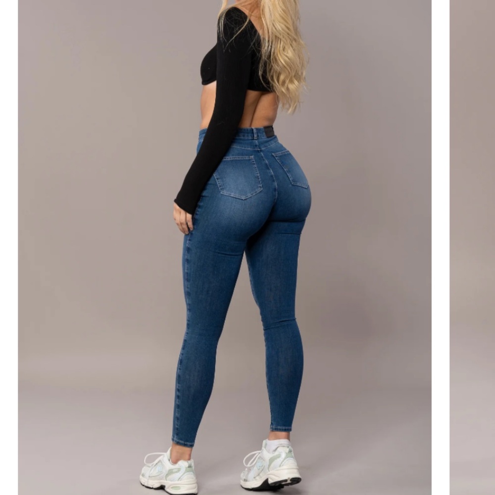 FITJEANS 360 High Waisted - Sapphire Blue - Picture 3 of 13